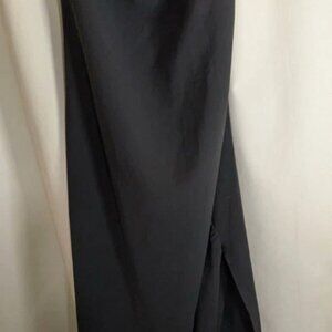 Forever 21 Women's Black Spaghetti Strap Dress W/ Cross Strap On Back Size M